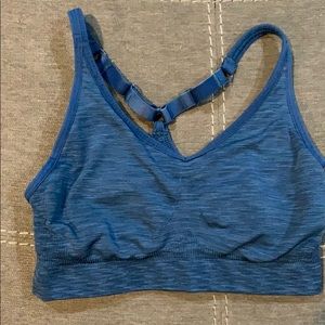 Blue Old Navy sports bra - M - EUC